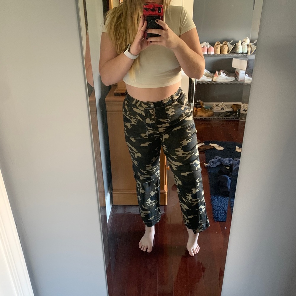Nasty Gal camo wide-leg pants - Picture 6 of 7